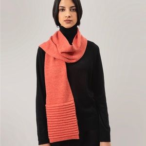 NWT - Baby Alpaca Coral Scarf